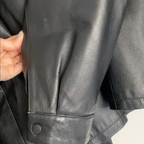Leather men’s jacket zipper up - Picture 9 of 10